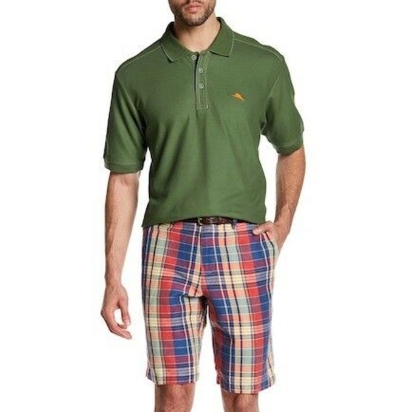 Tommy Bahama Other - Tommy Bahama 34 Moulin Madras Linen Blend Shorts